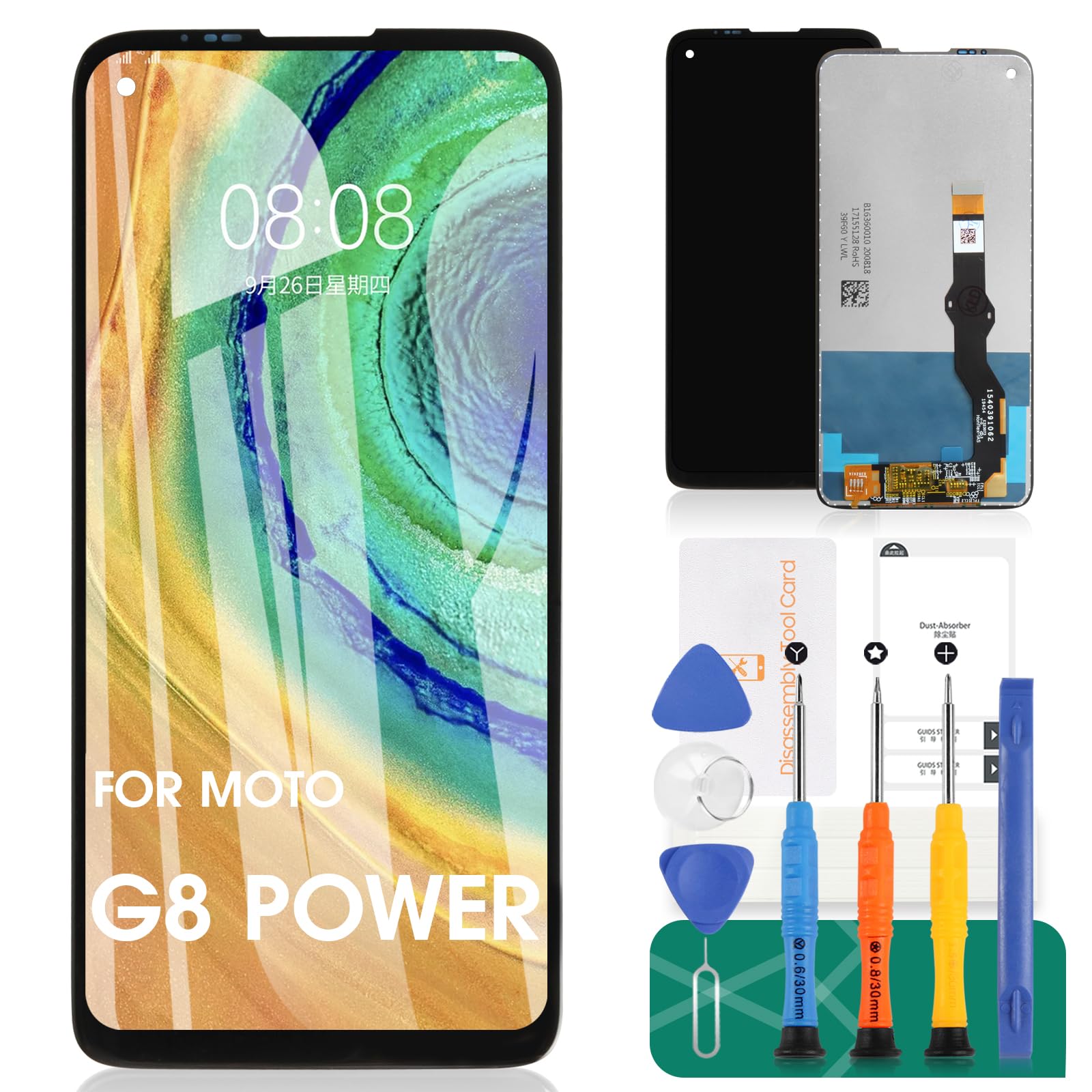 Amazon.com: Screen Replacement for Motorola Moto G8 Power/G Power